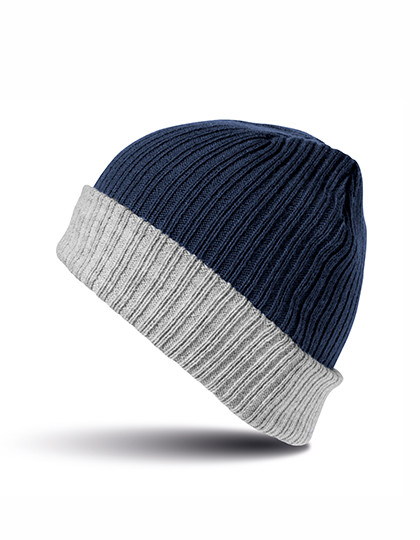 Result Winter Essentials Double Layer Knitted Hat