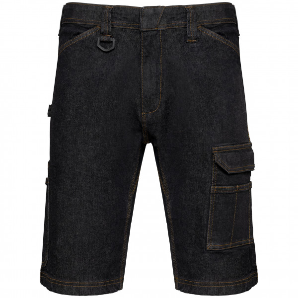 WK. Designed To Work Denim-Bermuda-Shorts mit mehreren Taschen, für Herren