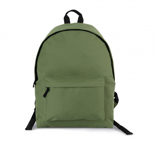 Kimood Lässiger recycelter City-Rucksack mit Fronttasche