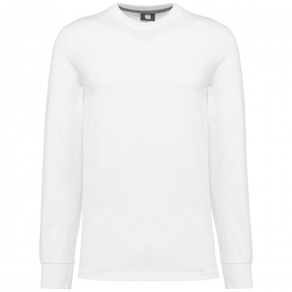 WK. Designed To Work Umweltfreundliches Unisex-T-Shirt mit langen Ärmeln