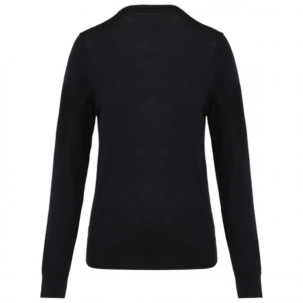 Kariban Premium Merino-Damenpullover mit V-Ausschnitt