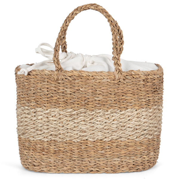KINS138 Striped Seagrass Natural / Ecume