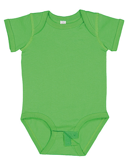 Rabbit Skins Infant Fine Jersey Short Sleeve Bodysuit