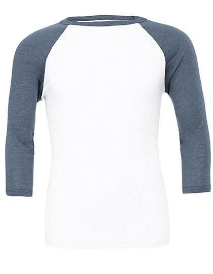 Canvas Unisex 3/4 Sleeve Baseball T-Shirt