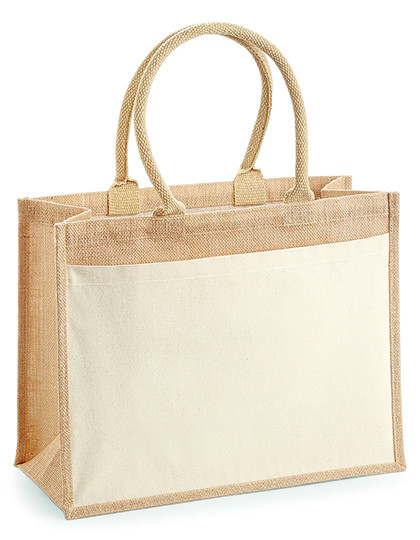 Westford Mill Cotton Pocket Jute Shopper