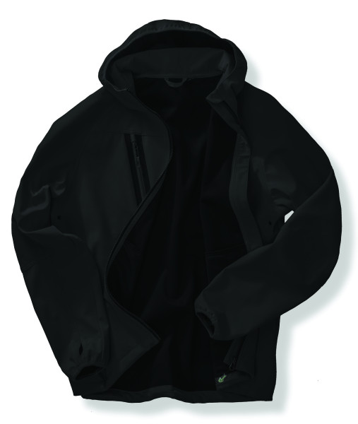 Result Recycelte 3-Lagen-Softshell-Jacke mit Kapuze, Unisex