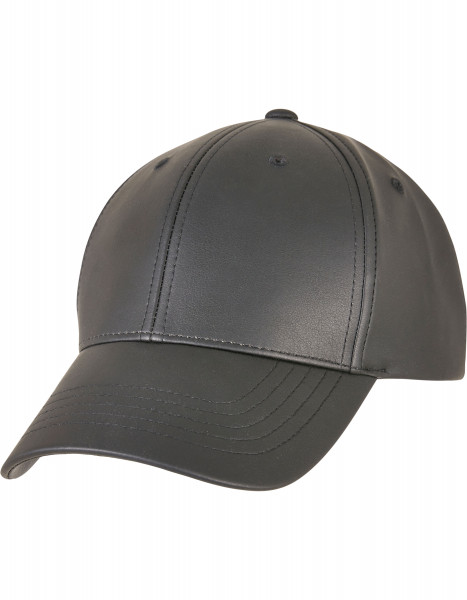 FLEXFIT Synthetic Leather Alpha Shape Dad Cap