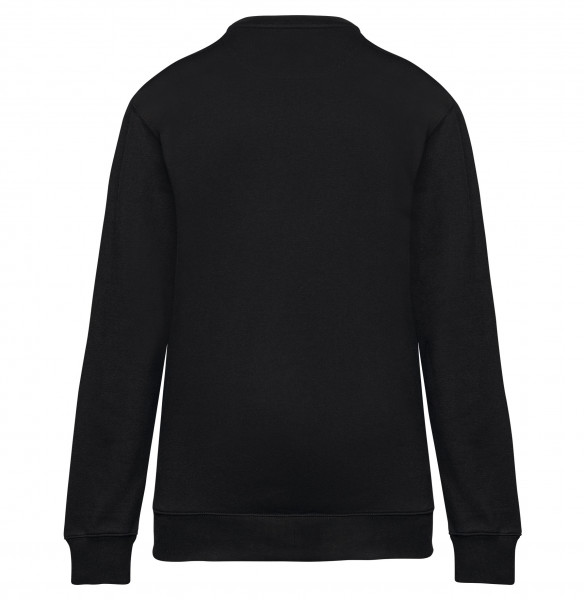 WK. Designed To Work Day To Day Unisex-Sweatshirt mit kontrastfarbener zip Tasche