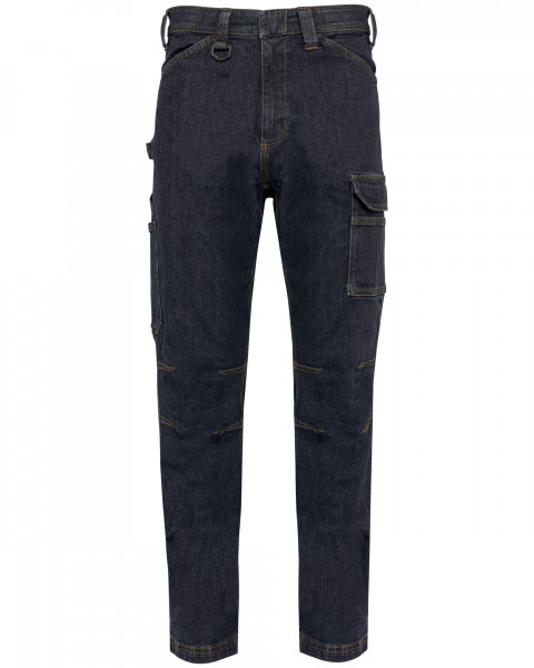 WK. Designed To Work Denim-Herrenhose mit mehreren Taschen