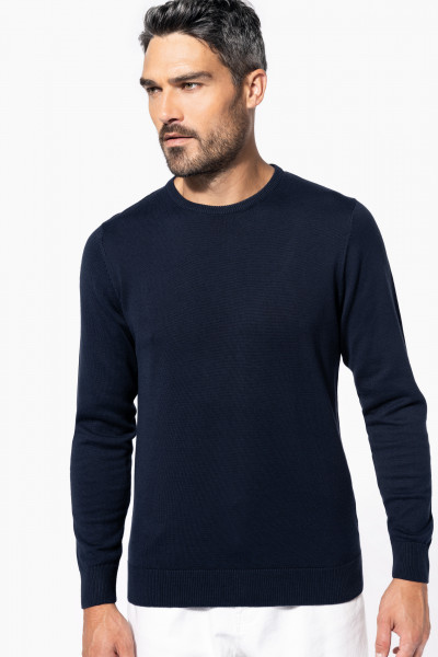 Kariban Herren Pullover Rundhals