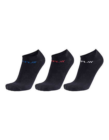 Replay In Liner Socks (3 Pair Banderole)