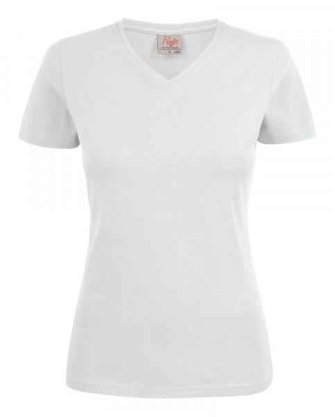 Printer Heavy V-neck Lady