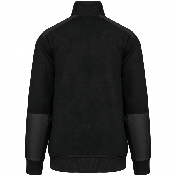 WK. Designed To Work Umweltfreundlicher Fleecepullover mit Reißverschlusskragen, Unisex