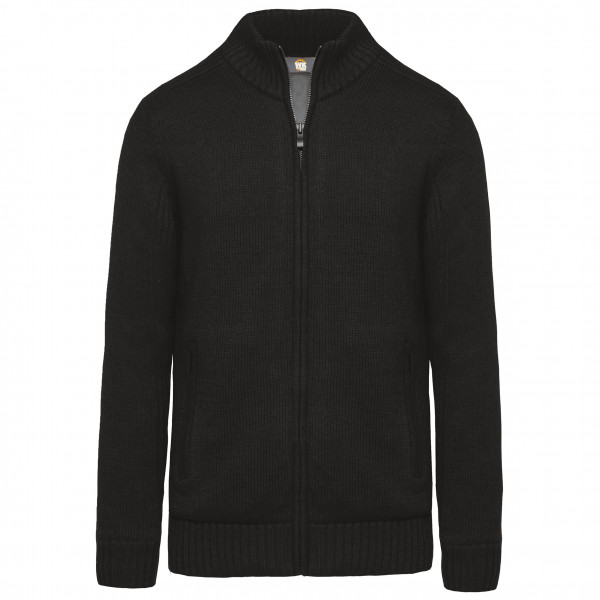 WK. Designed To Work Strickjacke mit Fleecefutter, Herren