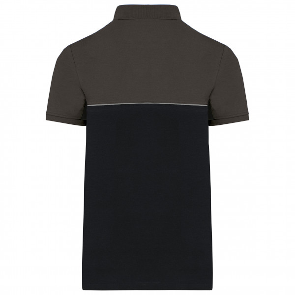 WK. Designed To Work Zweifarbiges Kurzarm-Unisex-Polohemd
