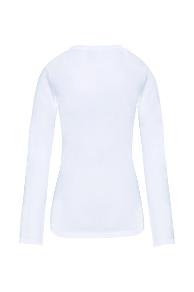 Kariban Damen Langarm-T-Shirt mit Rundhalsausschnitt