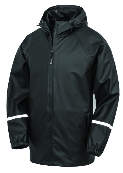 Result Wasserdichte Prism PU-Jacke mit reflektierenden Streifen