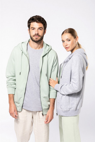 Kariban Umweltfreundliches Unisex-Kapuzensweatshirt mit Reißverschluss