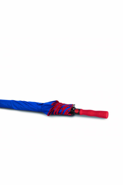 Kimood Automatik-Regenschirm Royal Blue / Red im 10er Set