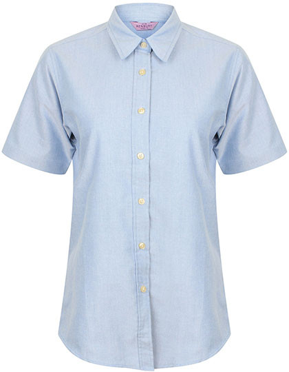 Henbury Ladies´ Classic Short Sleeved Oxford Shirt