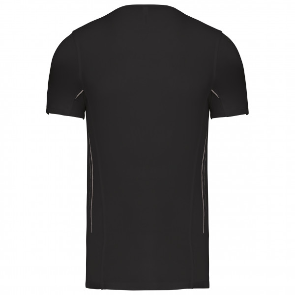 PROACT® Herren Kurzarm Sport-T-Shirt. Bi-Material