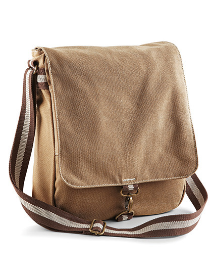 Quadra Vintage Canvas Messenger