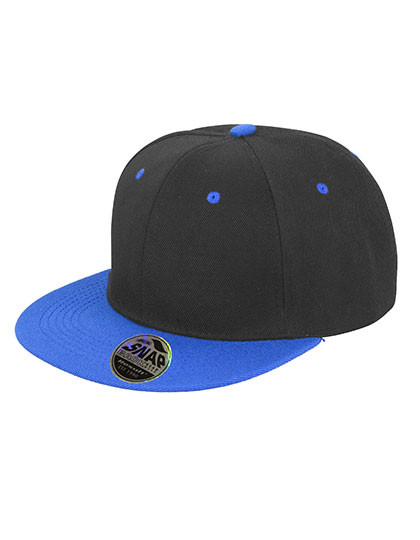 Result Headwear Bronx Original Flat Peak Snapback Dual Colour Cap
