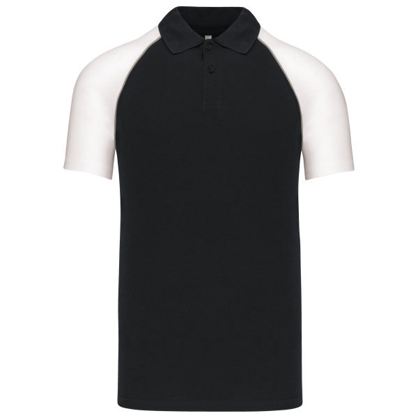 Kariban Baseball > Kurzarm Poloshirt