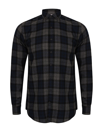 SF Men Men´s Brushed Check Casual Shirt