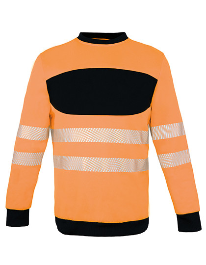 Korntex EOS Hi-Vis Workwear Sweatshirt With Printing Area