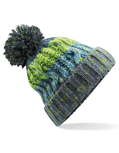 Beechfield Corkscrew Pom Pom Beanie