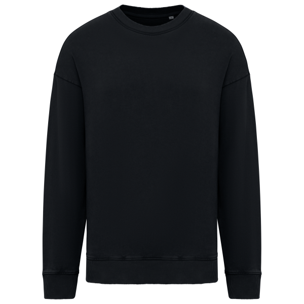 Native Spirit Ausgewaschenes umweltfreundliches Oversize Unisex-Sweatshirt mit Rundhalsausschnitt