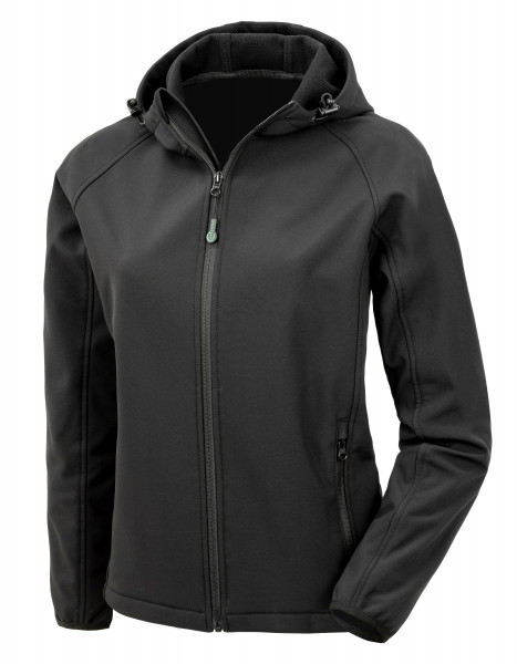 Result Genuine Recycled Women´s Recycled 3-Layer Printable Hooded Softshell Jacket