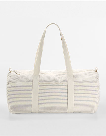 Westford Mill Striped Organic Cotton Barrel Bag