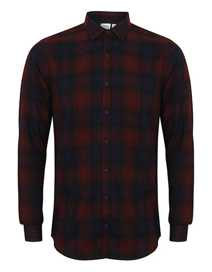 SF Men Men´s Brushed Check Casual Shirt