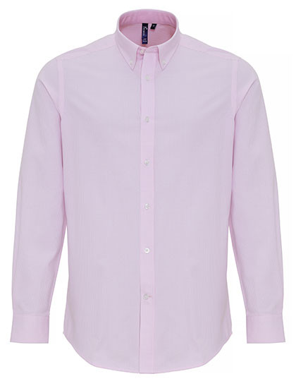 Premier Workwear Men´s Cotton Rich Oxford Stripes Shirt