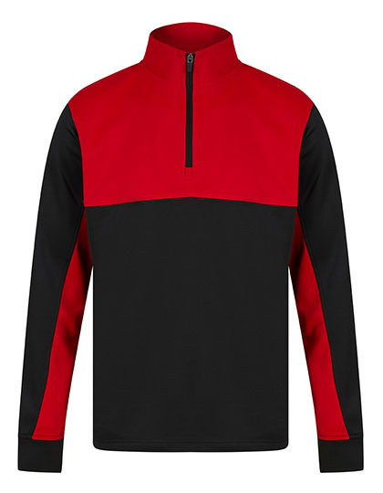 Finden+Hales Adults 1/4 Zip Tracksuit Top