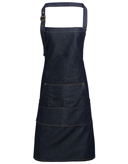 Premier Workwear Jeans Stitch Denim Bib Apron