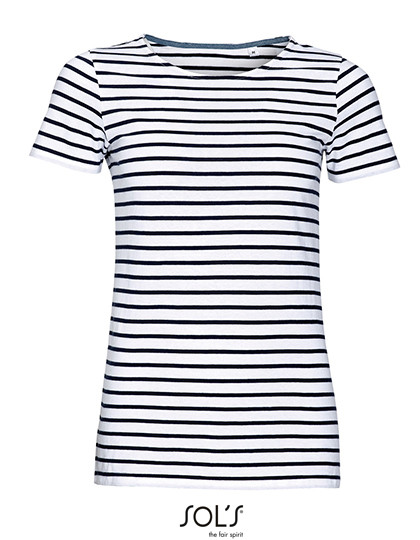 SOL´S Women´s Round Neck Striped T-Shirt Miles