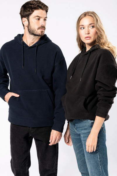 Kariban Oversize-Unisex-Kapuzensweatshirt aus recyceltem Fleece