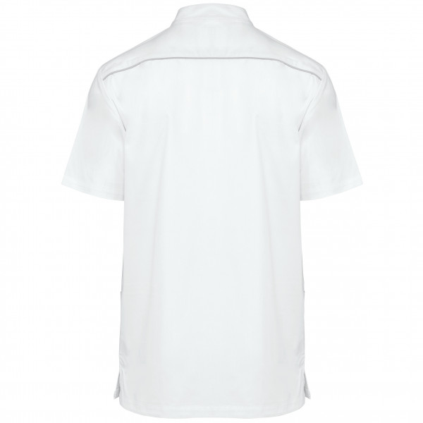 WK. Designed To Work Herrenkittel aus Baumwollpolyester mit Druckknöpfen