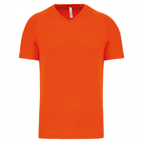 PROACT® Herren Kurzarm-Sportshirt mit V-Ausschnitt