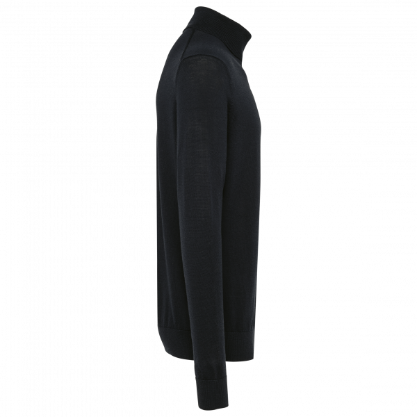Kariban Premium Merino-Herrenpullover mit Rollkragen