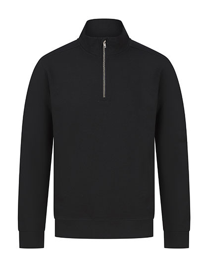 Henbury Unisex Sustainable 1/4 Zip Sweatshirt