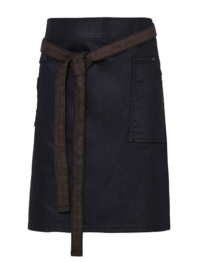 Premier Workwear Division Waxed Look Denim Waist Apron