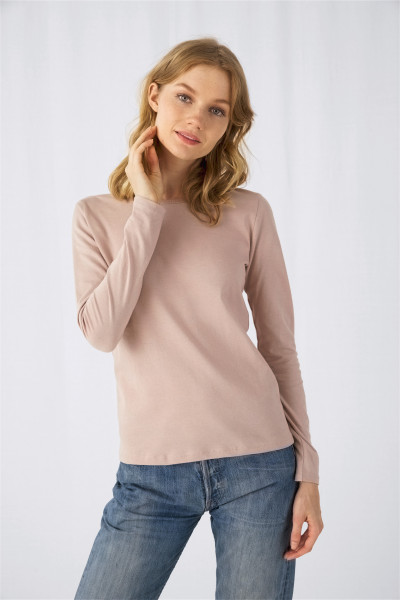 B&amp;C Damen-Langarmshirt #E150