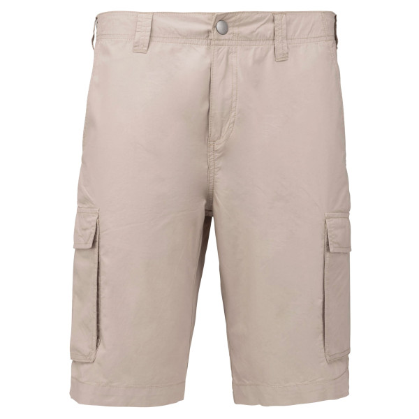 Kariban Leichte Bermuda-Shorts für Herren mit mehreren Taschen
