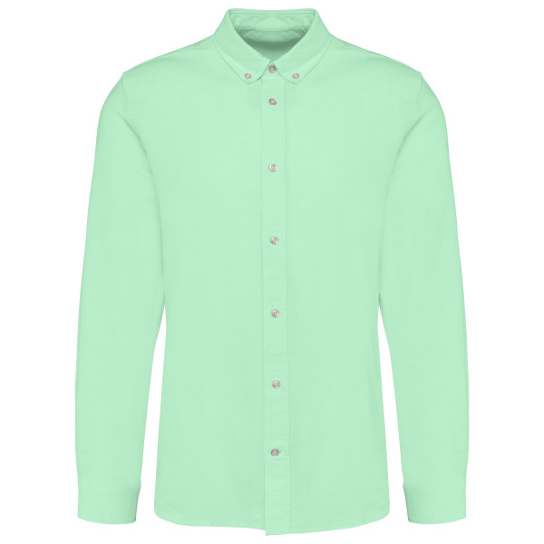 Kariban Premium Oxford-Herrenhemd mit langen Ärmeln