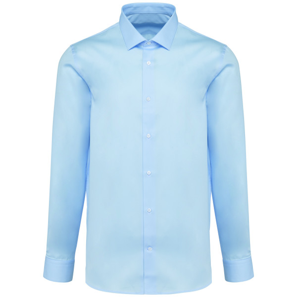 Kariban Premium Popeline-Hemd für Herren mit langen Ärmeln