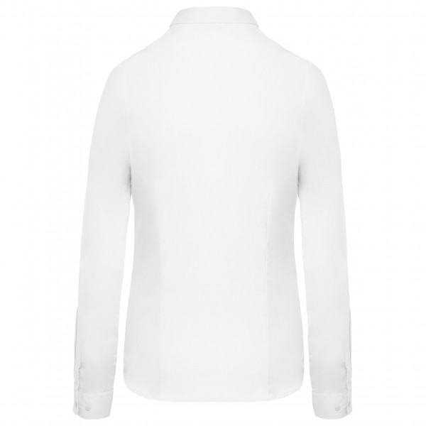 Kariban Langärmelige Popeline-Bluse